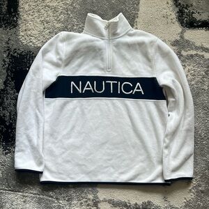White Nautica Pullover Sweater
